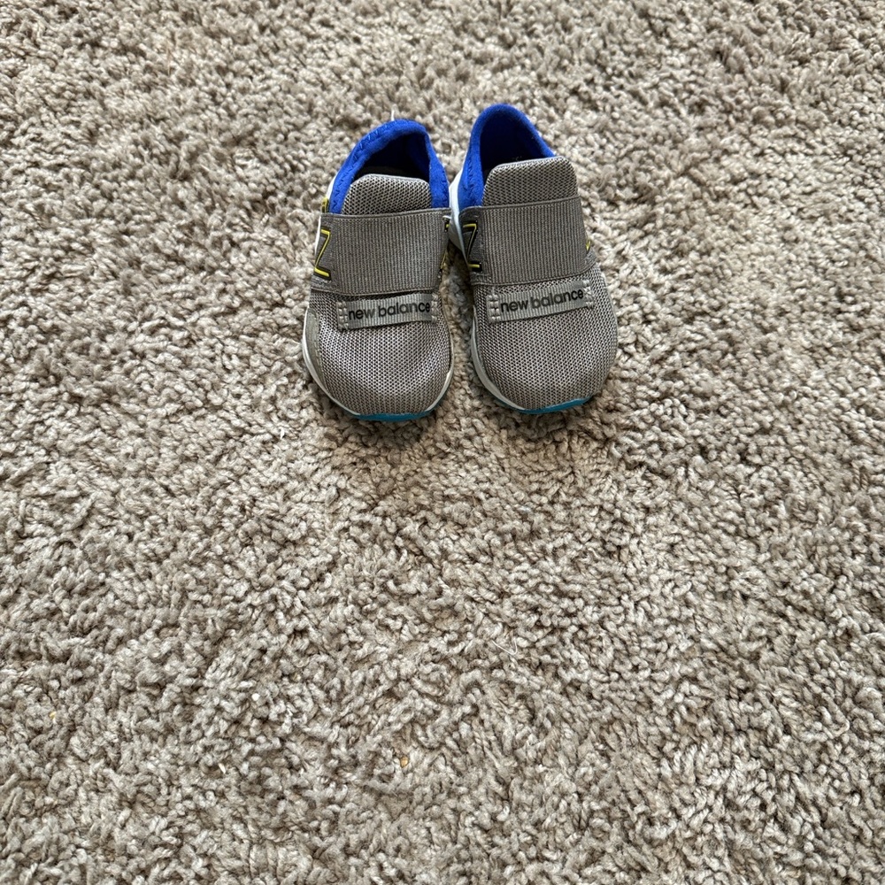 New Balance Baby Shoes in Gray and Blue